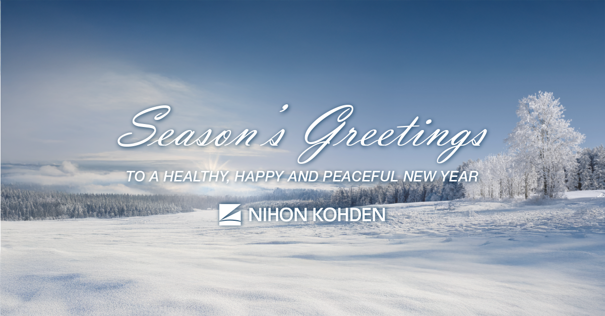 Season’s Greetings from Nihon Kohden Europe