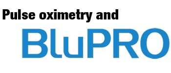 Pluse oximetry and BluPRO logo